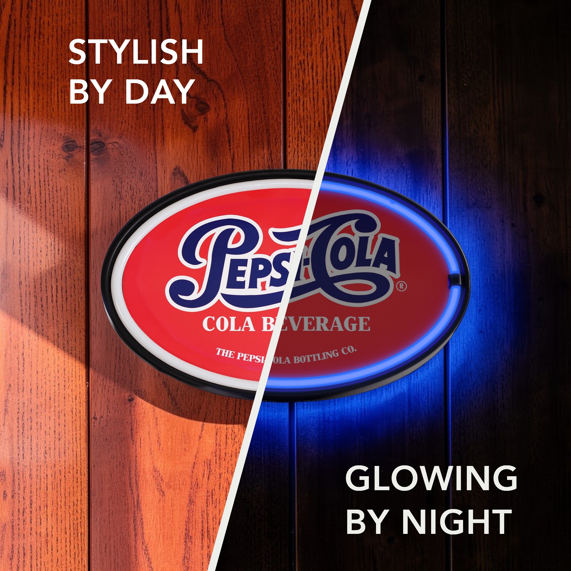 Pepsi Cola Vintage Oval LED Neon Sign 16