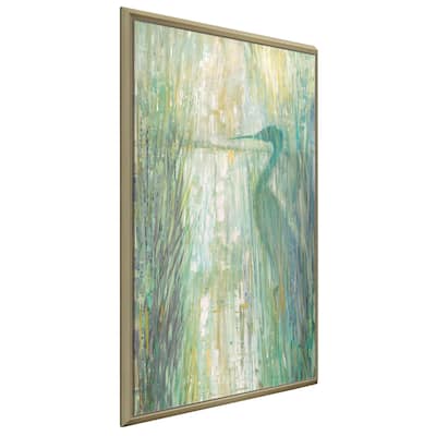 "Morning Egret II" by Ruane Manning Print on Floating Canvas