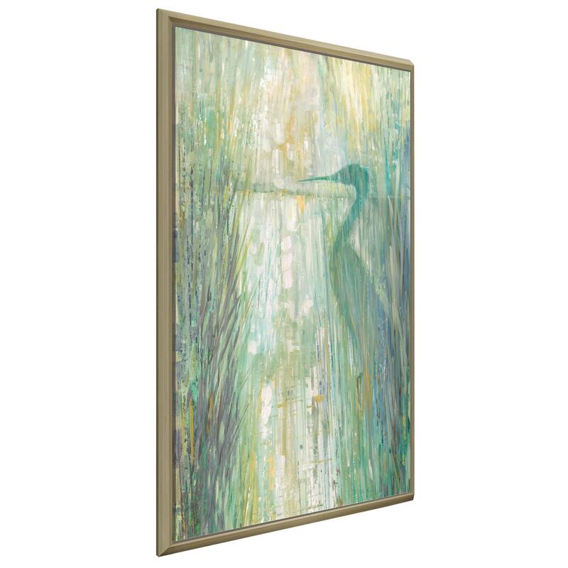 "Morning Egret II" by Ruane Manning Print on Floating Canvas