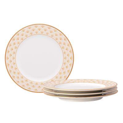 Trocadero Gold Set Of 4 Bread & Butter/Appetizer Plates, 6.5"