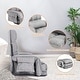 preview thumbnail 4 of 11, Adjustable Floor Chair Folding Lazy Gaming Sofa Chair with Pillow and Storage Bag