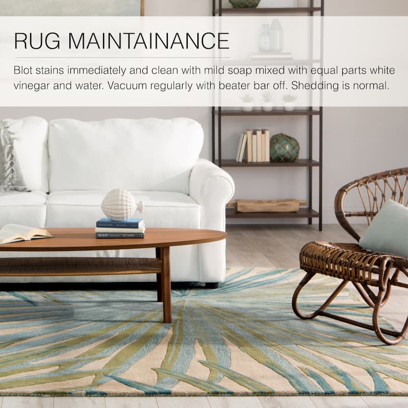 Palmetto Handmade Floral Area Rug
