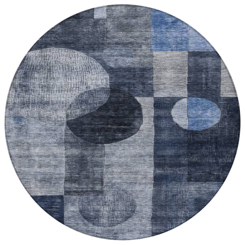 HomeRoots Geometric Transitional Rectangle Outdoor Rug