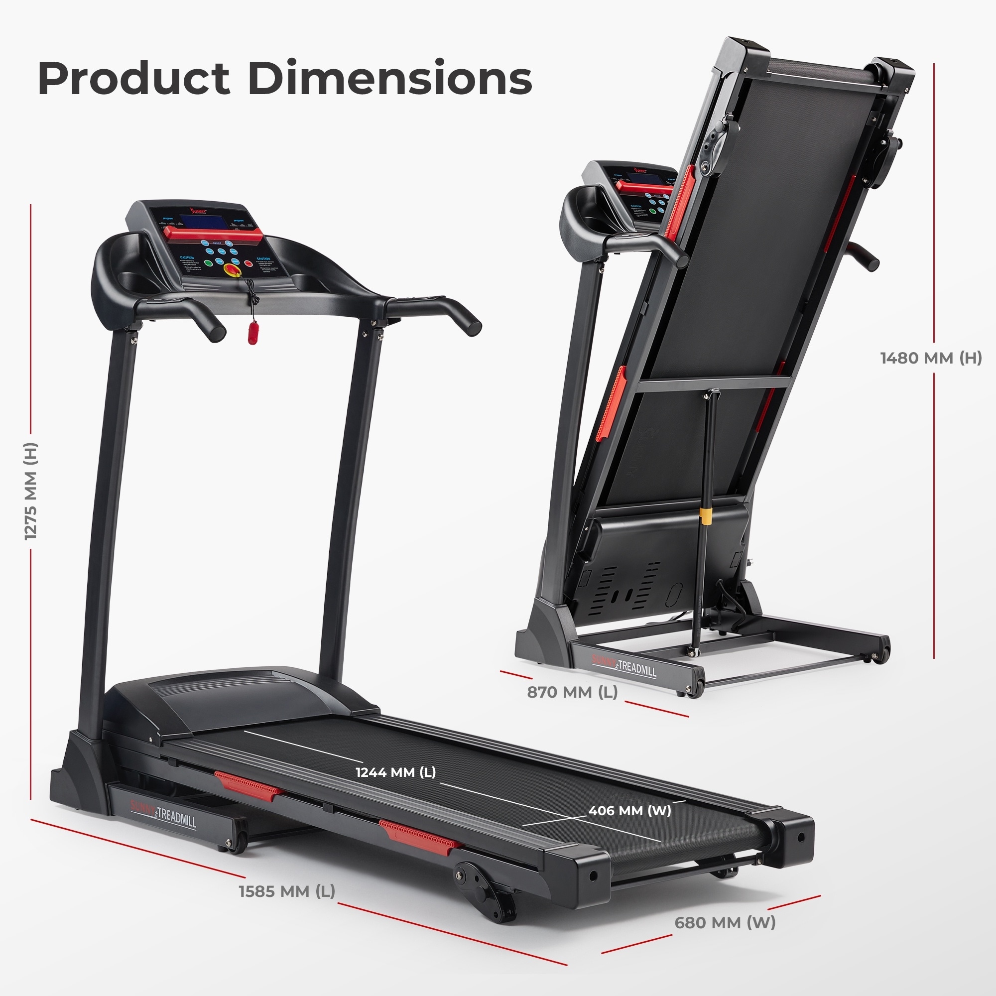 Sunny Manual Incline SMART Treadmill SF-T4400SMART