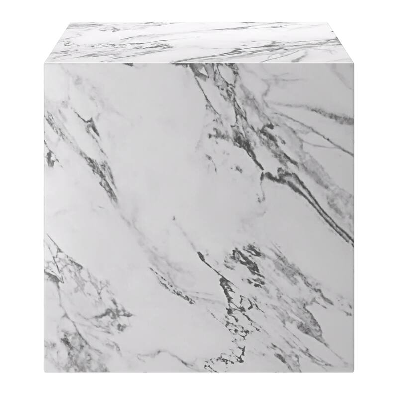 Contemporary ECC Concrete Contract Grade Square Accent Table