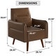 preview thumbnail 2 of 3, Accent Chair, Upholstered Arm Chair For Living Room Bedroom