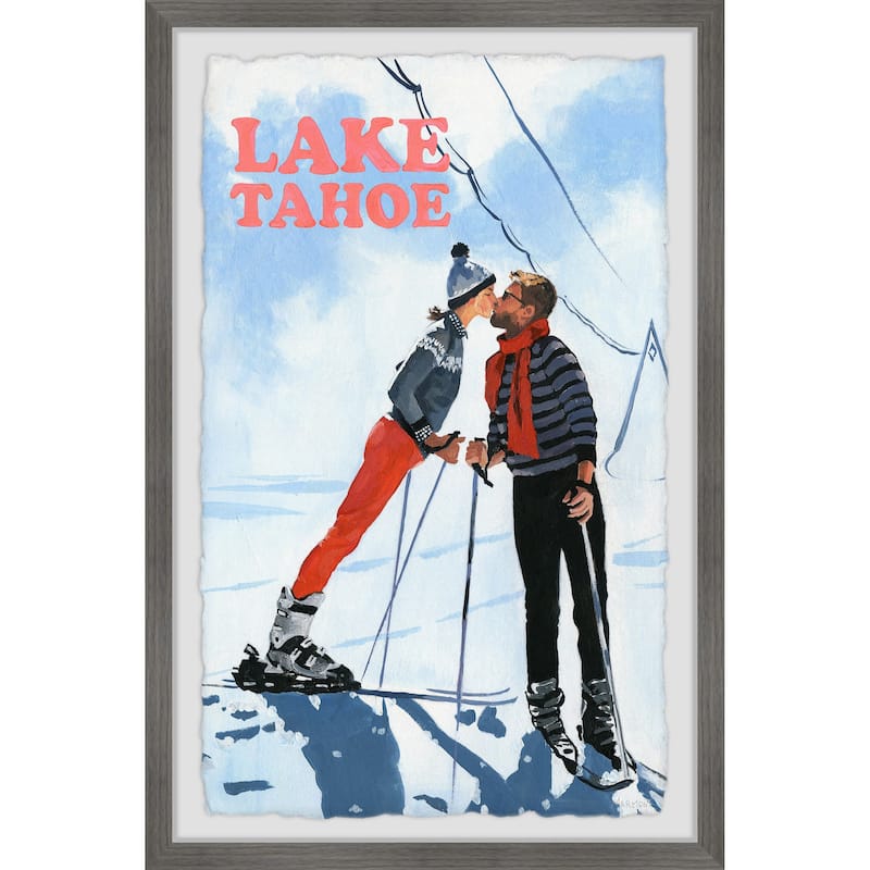 'Romantic Lake Tahoe' Framed Painting Print