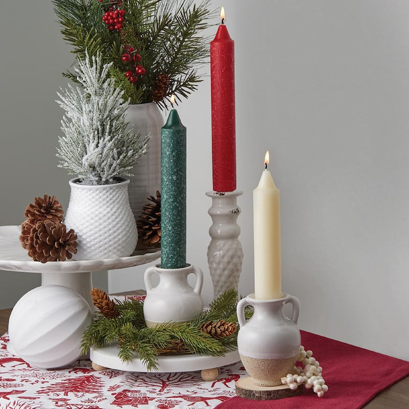 Root Unscented 9 In. Timberline™ Collenette Taper Candles box of 4