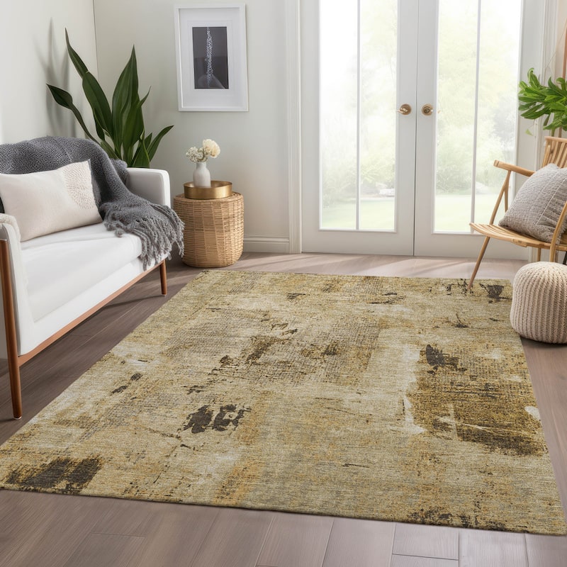 Premium Washable Super Soft Abstrct Flair Mayfield Rug