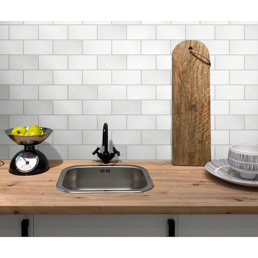 Apollo tile 3 x 6 Grandis Honed White Thassos Marble Tile (5 sq ft/case) - 40 Pack