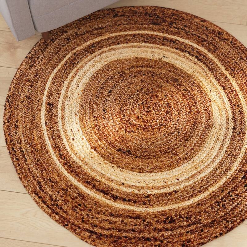Natural Fiber Jute Area Rug - Indoor Jute Rug - Natural Area Rugs
