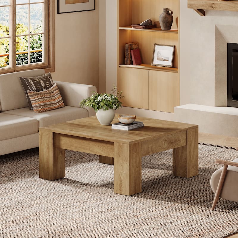 Wood Coffee Table, Tea Table, Living Room Sofa Accent Center Table