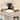 28" Black Retractable Dimmable Ceiling Fan with Light & Remote - 28''