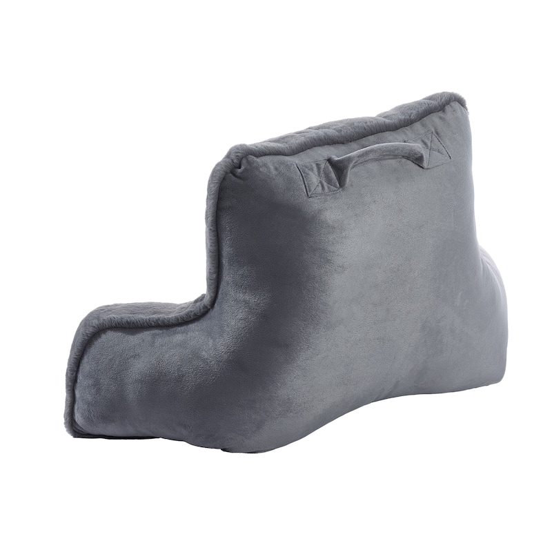 Home Soft Things FauxFur Bedrest Reading Pillow