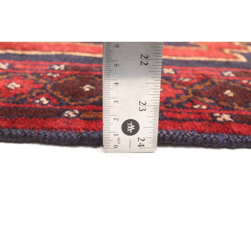 ECARPETGALLERY Hand-knotted Teimani Dark Navy Wool Rug - 2'10 x 4'3