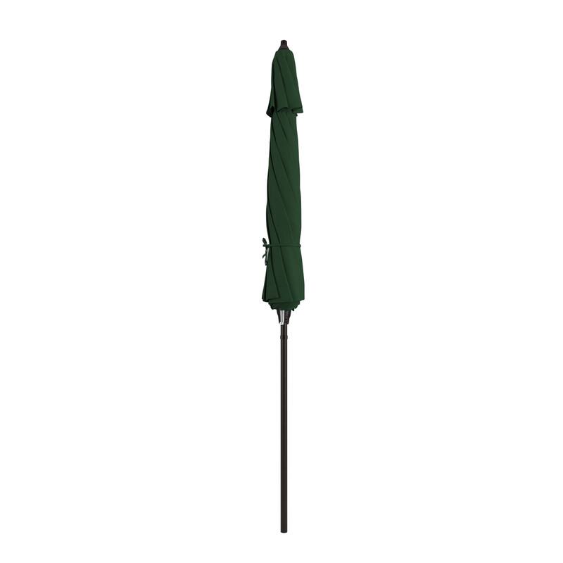 North Bend 9-foot Round Auto-tilt, Bronze Finish, Sunbrella Patio Umbrella by Havenside Home