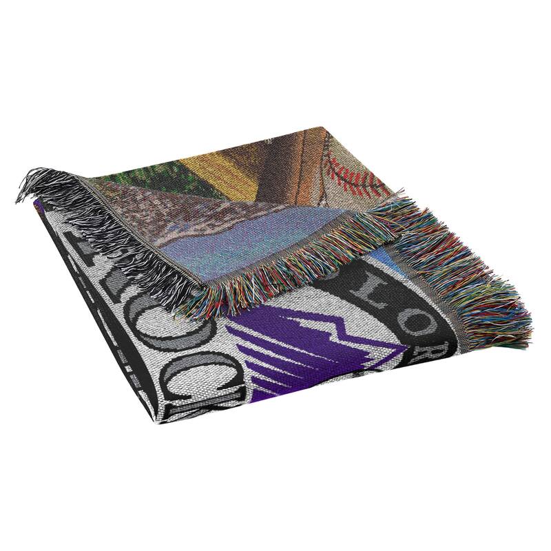 MLB Woven Tapestry Throw Blanket