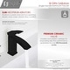 preview thumbnail 33 of 37, STYLISH Single Handle Single Hole Bathroom Faucet Lead Free - Faucet Height: 7" Spout Height: 4"