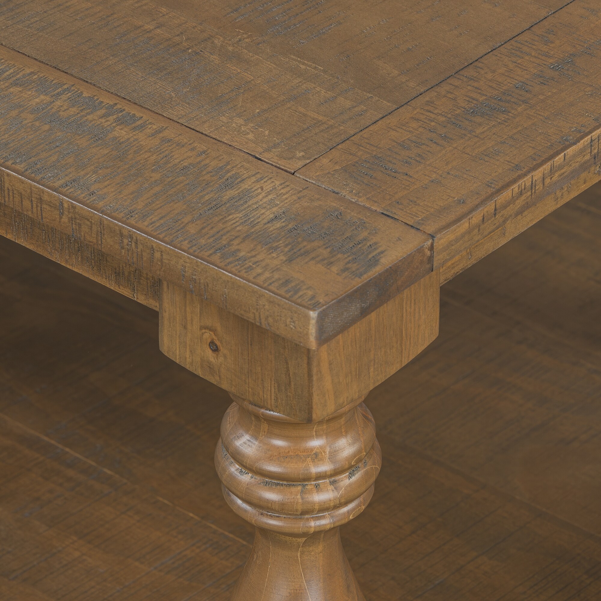 Modern Coffee Table, Vintage-Style Coffee Table with Vase-Shaped