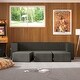 preview thumbnail 67 of 115, Porch & Den California King Convertible Sleeper Sofa and Ottomans