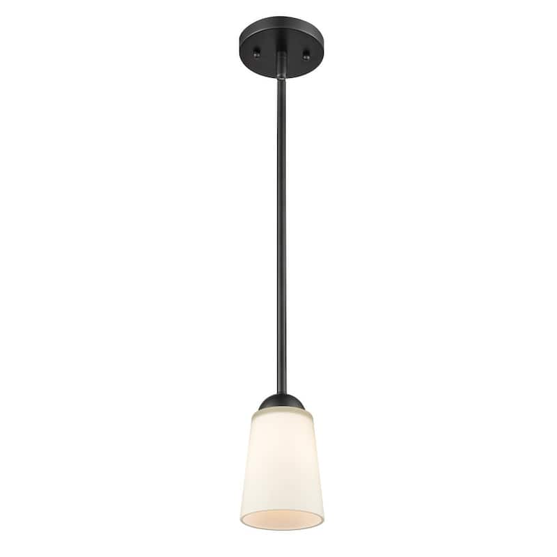 Millennium Lighting Ivey Lake Single Light 5" Wide Mini Pendant - Matte Black