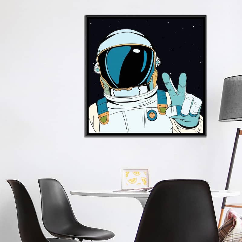 iCanvas "Astronaut Pop" by Art Mirano Framed Canvas Print