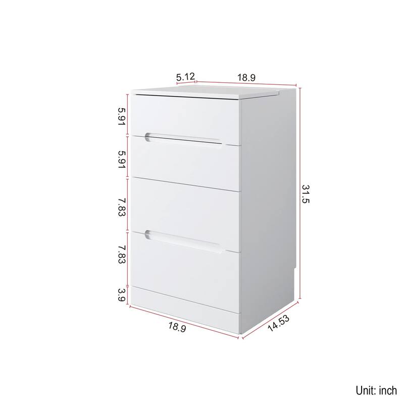 3-in-1 Versatile Vanity Desk Dressing Table with Top Mirror and Drawers