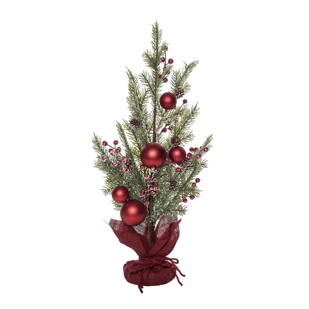 Transpac Artificial 24 in. Multicolored Christmas Berry Holiday Ornament Tree