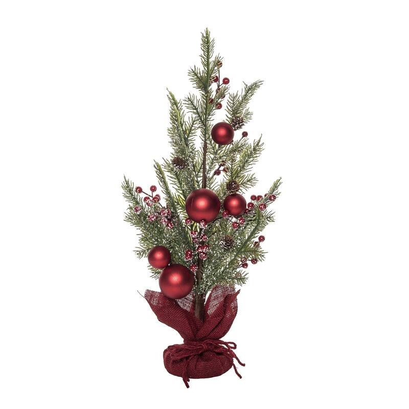 Transpac Artificial 24 in. Multicolored Christmas Berry Holiday Ornament Tree
