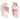 Little Treasure Baby Girl Rayon from Bamboo Luxurious Washcloths, Coral Mint, One Size - Coral Mint - One Size