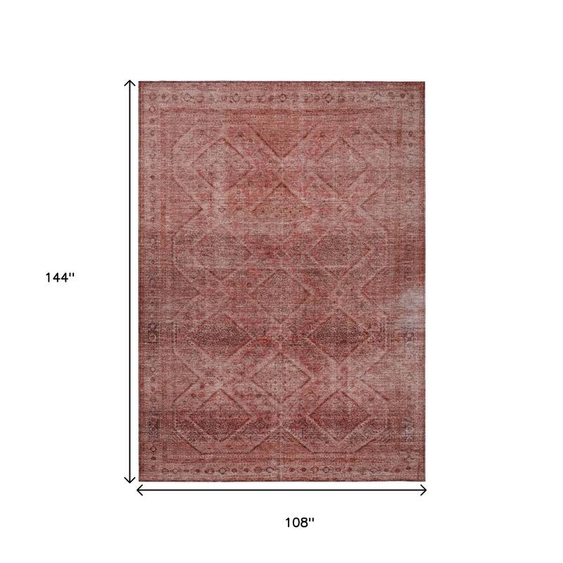 HomeRoots Geometric Transitional Rectangle Outdoor Rug