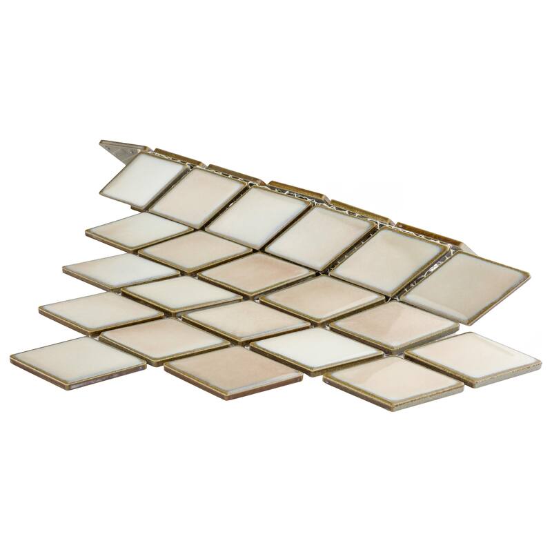 Merola Tile Hudson Kite Truffle 10-1/8" x 11-3/4" Porcelain Floor and Wall Tile