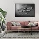 preview thumbnail 10 of 8, Oliver Gal 'Now Playing BOLD' Typography and Quotes Black Wall Art Canvas Print 54 x 36