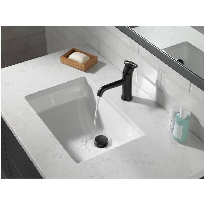 Delta 558-LPU-DST Trinsic 1.2 GPM Single Hole Bathroom Faucet Less