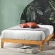 preview thumbnail 1 of 16, Priage by ZINUS Alexia Rustic Pine Wood Minimalist Rustic Platform Bed