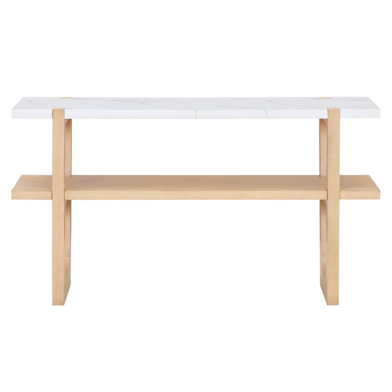 Wooden Base Multifunctional Console