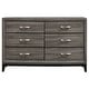 preview thumbnail 98 of 109, Watson Transitional Panel Grey Oak Bedroom Set