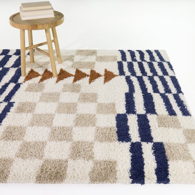 Cole Geometric Moroccan Area Rug