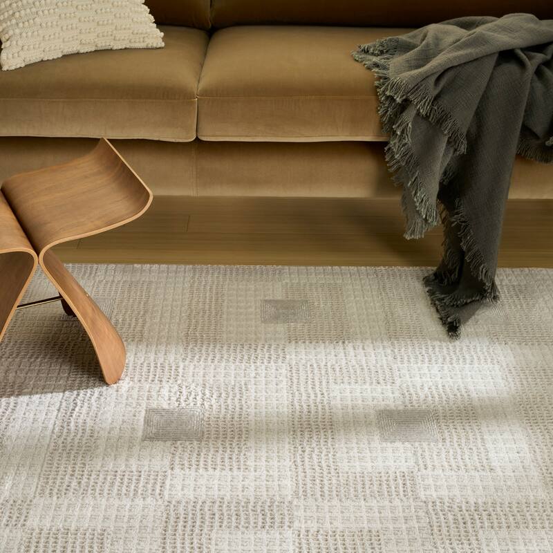 Nourison Nordic Indoor only Beige Geometric Area Rug