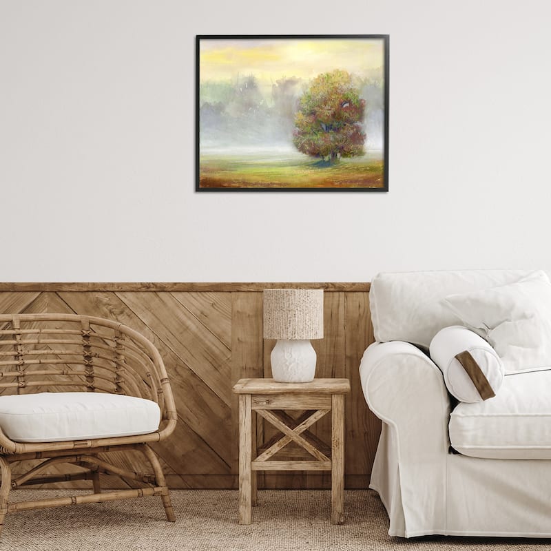 Stupell Dry Brush Tree in Nature Framed Giclee Art Design By Ashley Davis