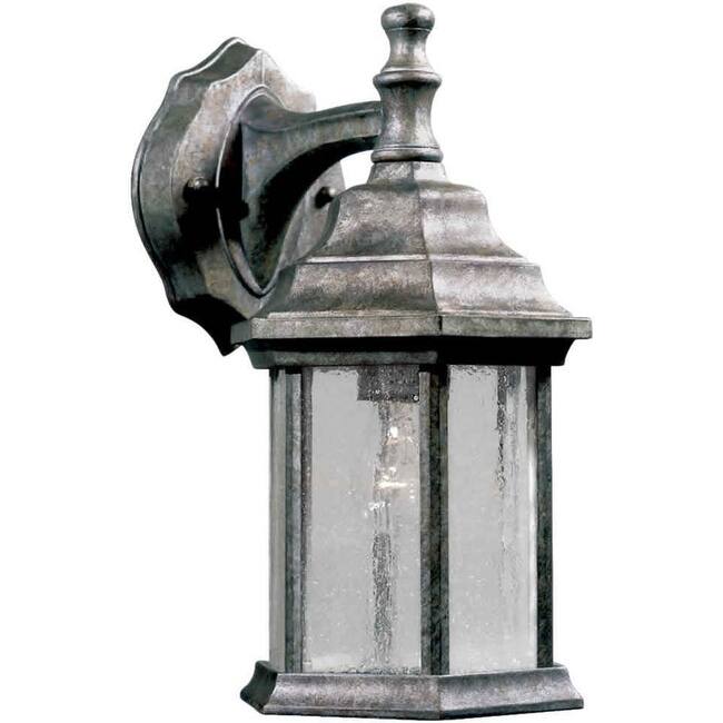Forte Lighting 6.5Wx12Hx8E Outdoor Wall Sconce - River Rock