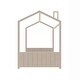 preview thumbnail 28 of 33, Velvet House Bed Wooden Bed with Playhouse Design