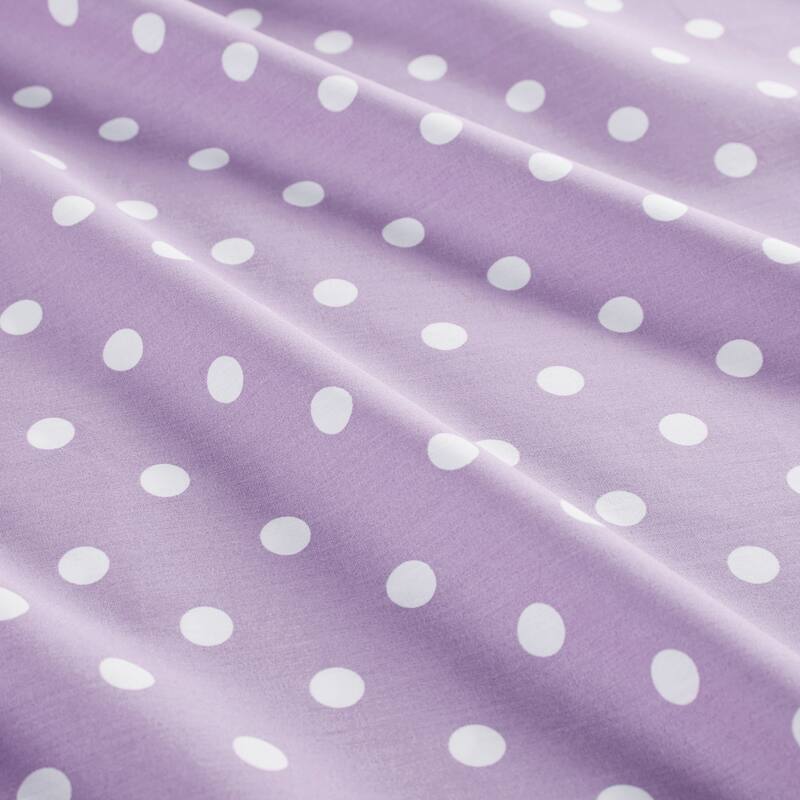 Intelligent Design Polka Dot Printed 100% Cotton Sheet Set