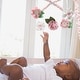 preview thumbnail 5 of 3, The Peanutshell Flowers Musical Mobile