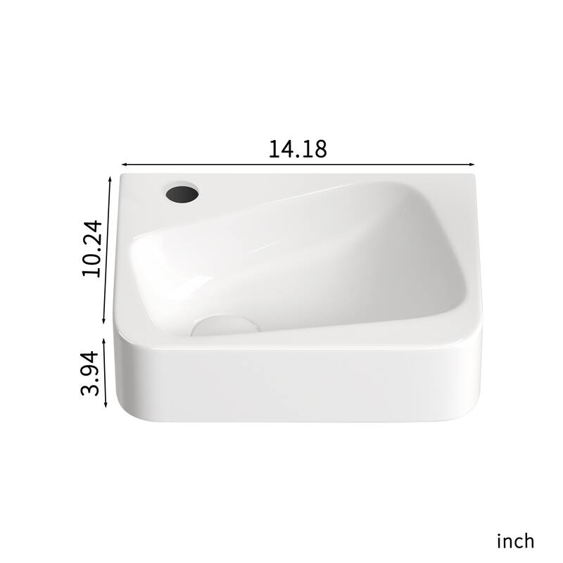 Modern Ceramic Art Basin Sink Set with Faucet and Drain