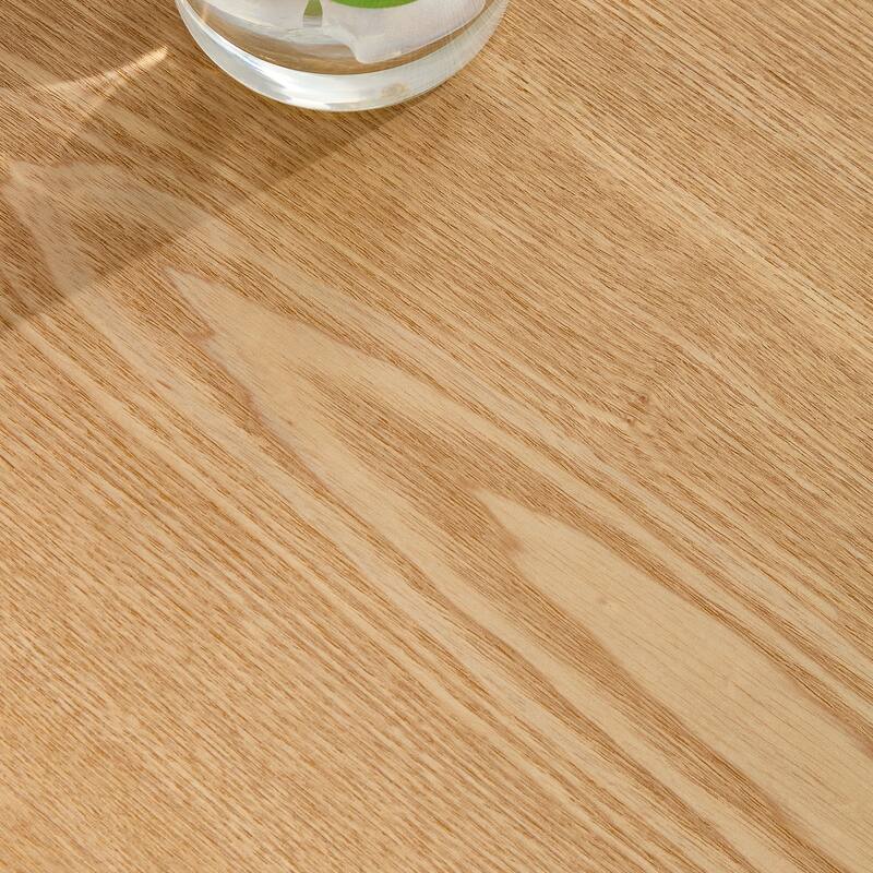 GDF Studio - Lupine Modern Oval Wood Drum Coffee Table