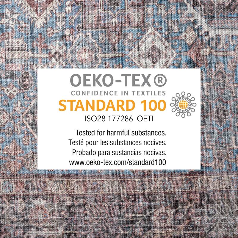 Everwash Callaghan Eve Southwestern Medallion Machine Washable Area Rug