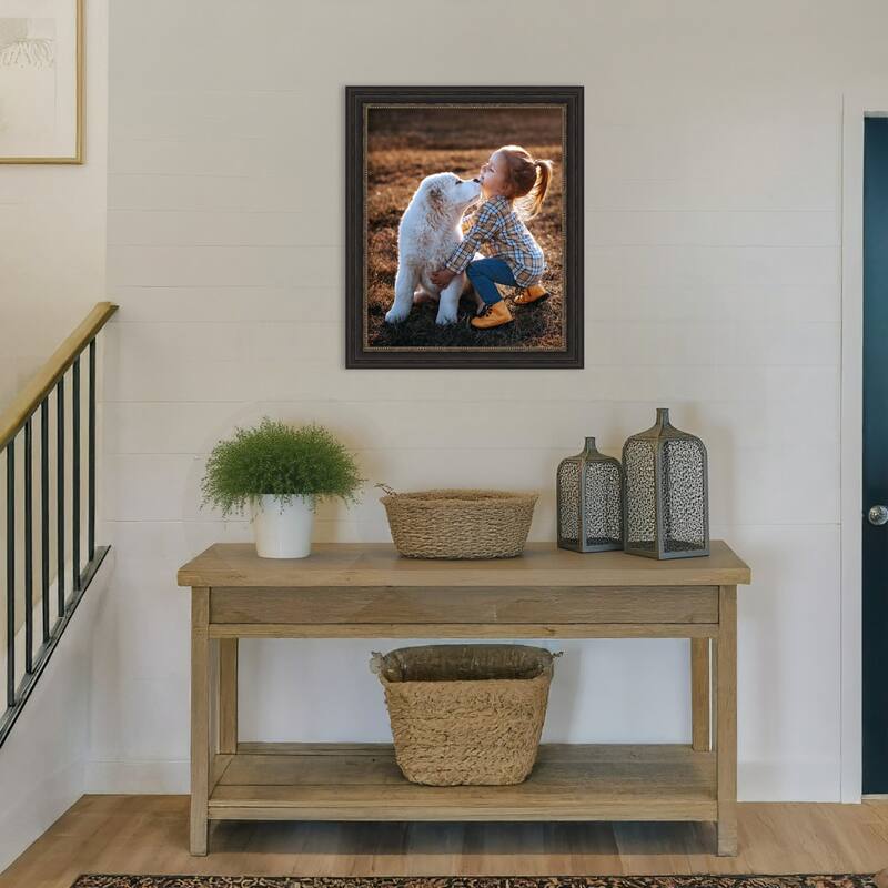 Accent Bronze Narrow Framed Picture Frame, Photo Frame