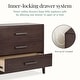 preview thumbnail 5 of 5, Evolur Atlas Nursery Dresser with Changing Tray | 3-Drawer Hardwood Chest for Baby Room | ASTM Certified | Roasted Chestnut