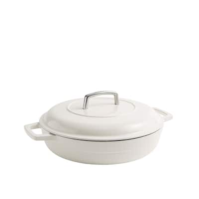 Martha by Martha Stewart 3.5 QT Enameled Cast Iron Braiser w/ Lid
